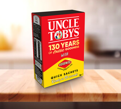 Uncle Tobys and Vegemite 