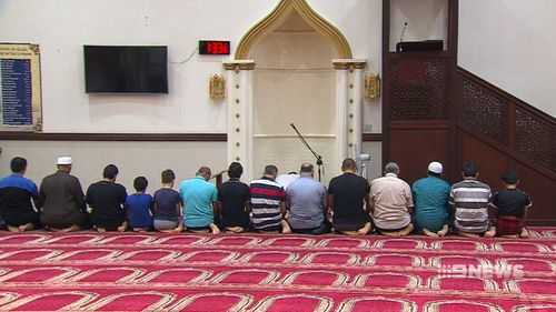 The mosque has welcomed him back in. (9NEWS)