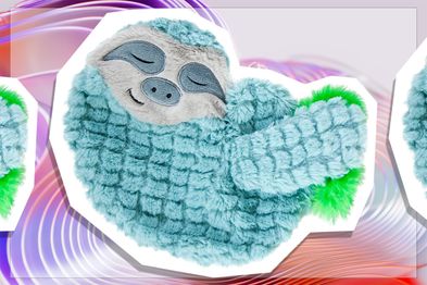 9PR: Petstages Catstages Purr Pillow Snoozin' Sloth Soothing Plush Cat Toy