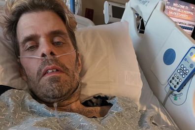 Perez Hilton shares photos from hospital bed and reveals he had the flu and sepsis