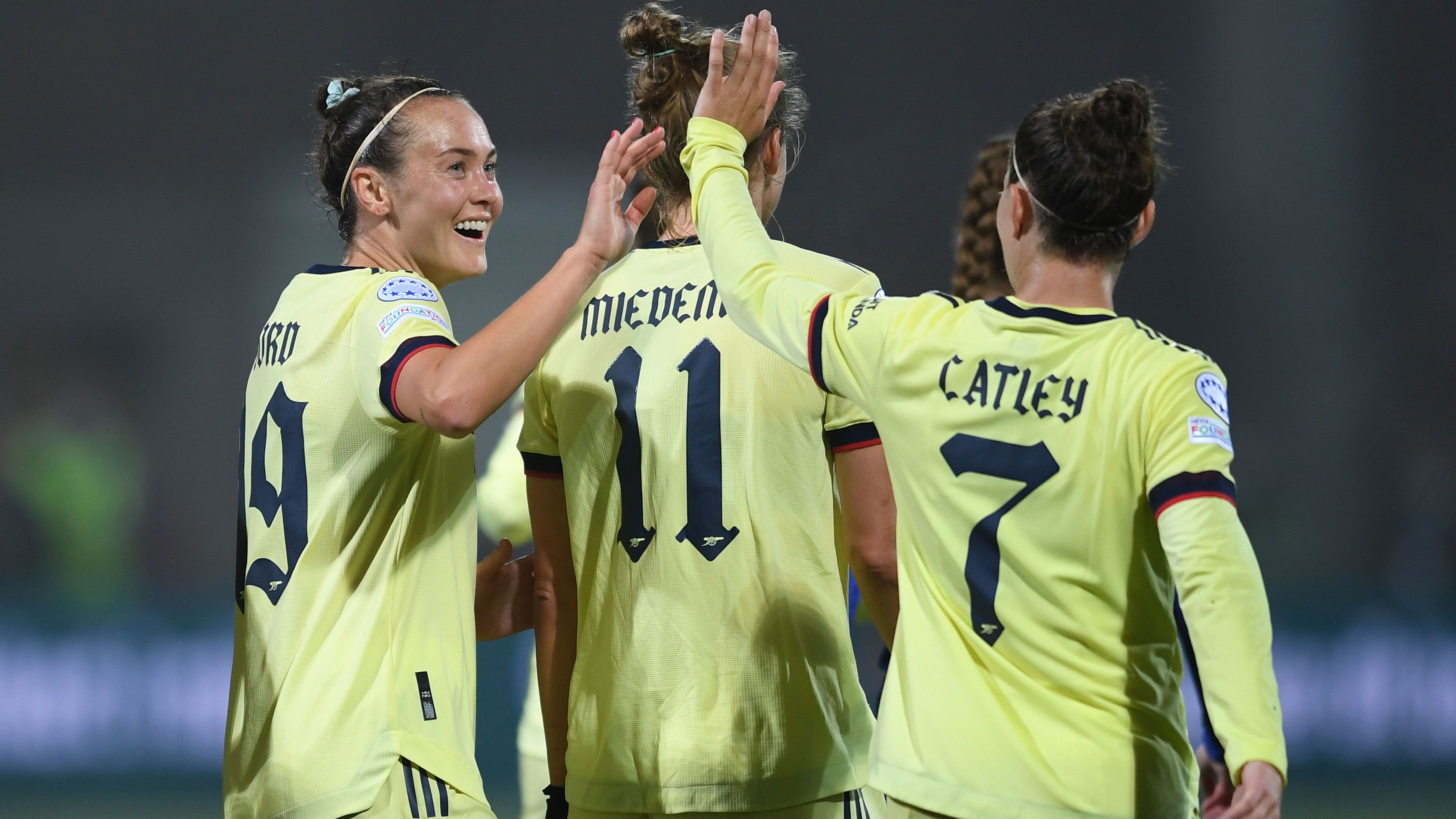 Matildas star Steph Catley off the mark for Arsenal with outrageous free kick