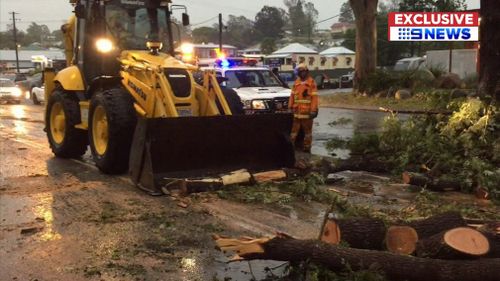 The wild weather struck the Gold Coast, Noosa and parts of Gympie, Scenic Rim, Redland City and the Sunshine Coast yesterday afternoon.