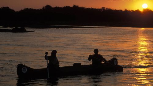 The US couple were canoeing down the Zambezi River when they were attacked.