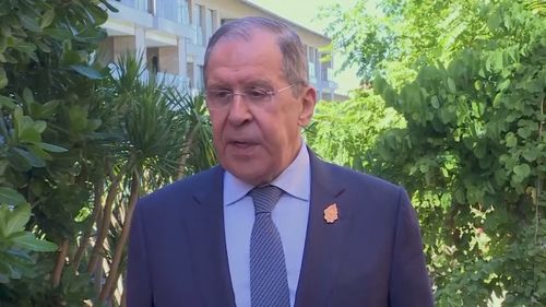 Russian foreign minister Sergey Lavrov