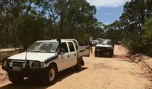 Campers flee as bushfire threatens national park near Bundaberg