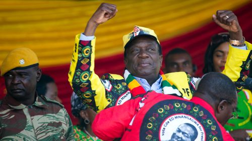 Zimbabwean President Emmerson Mnangagwa. (Photo: AP).