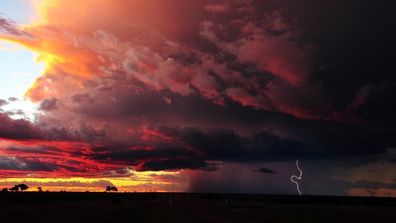 Tambo resident Steve O&#x27;Connor snapped this incredible picture of a storm system bearing down in over Langlo Road last Sunday