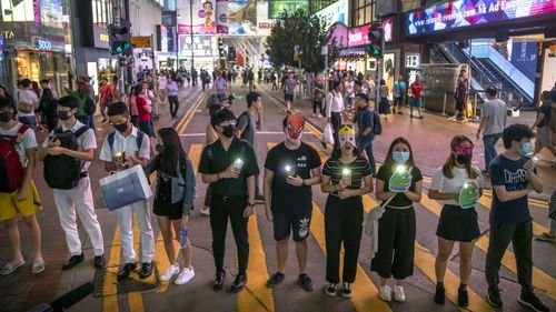 Hong Kong masked protests 2