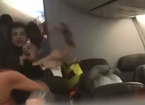 "Air rage" incidents can be frightening for passengers.