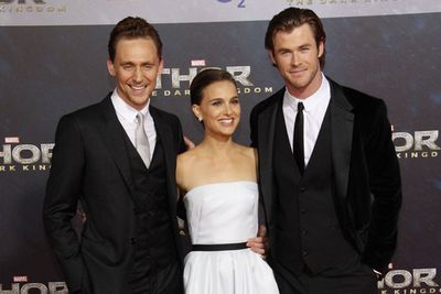 <i>Thor</i> stars Tom Hiddleston, Natalie Portman and Chris Hemsworth.
