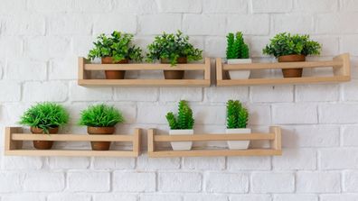 The key to making faux plants work as stylish décor