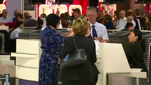 More than 20 flights were delayed at Sydney Domestic Airport this afternoon (File vision).