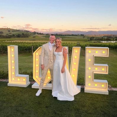 Aussie jockey Patrick Moloney marries Jess Patton in romantic ceremony in Yarra Valley.