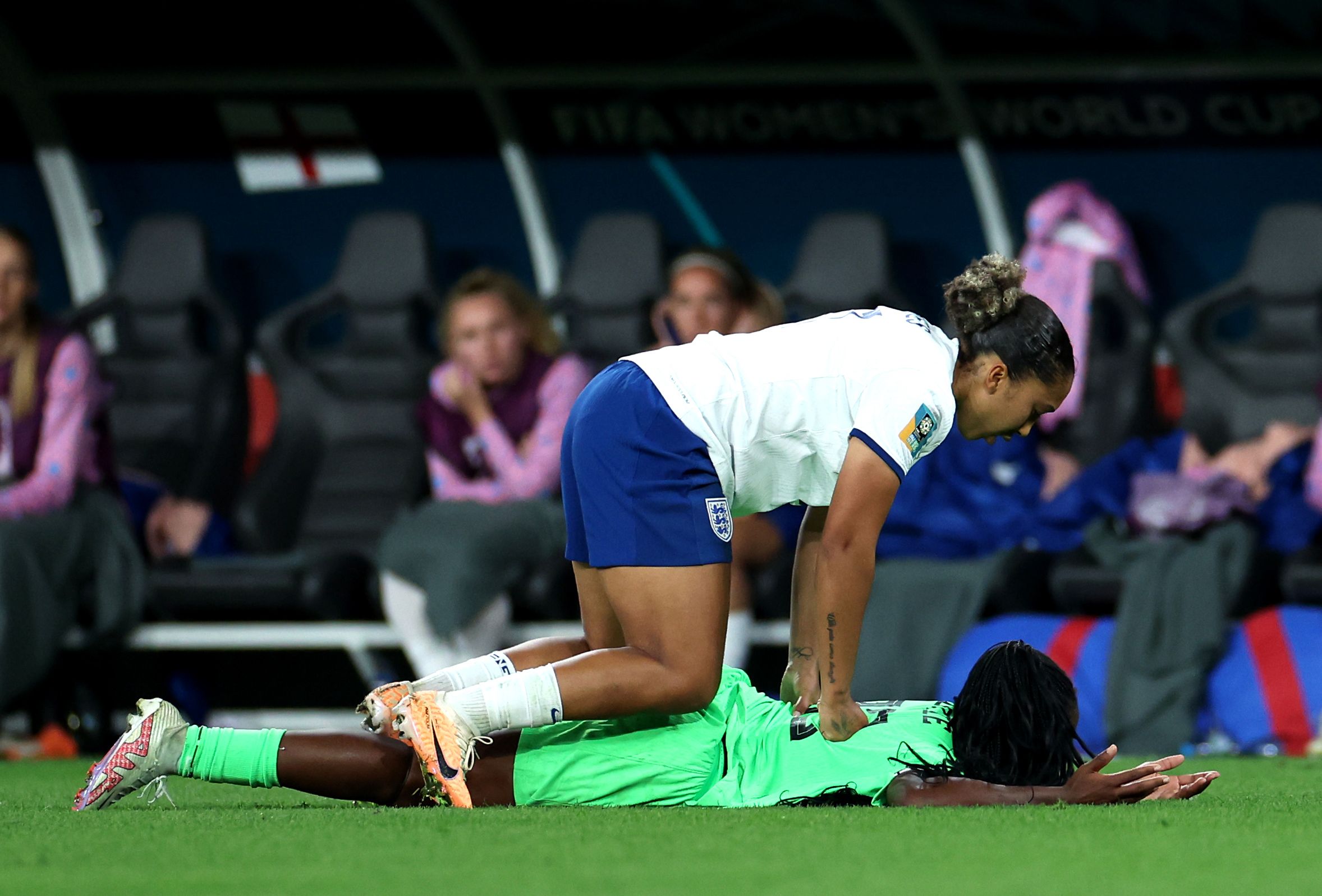 England advances over Nigeria on penalties despite James' red card at Women's World Cup