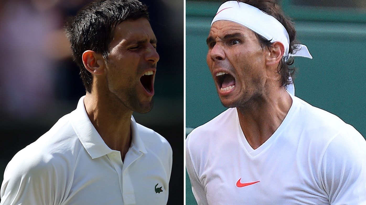 Rafael Nadal and Novak Djokovic prepared to do battle for the 52nd time in Wimbledon semi