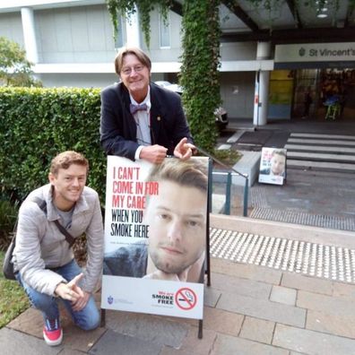 Mark and Cody hospital