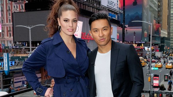 Ashley Graham with Prabal Gurung. Image: Getty