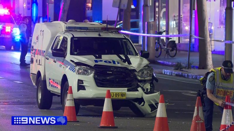 Man in hospital after being hit by police car in Sydney | Nine.com.au