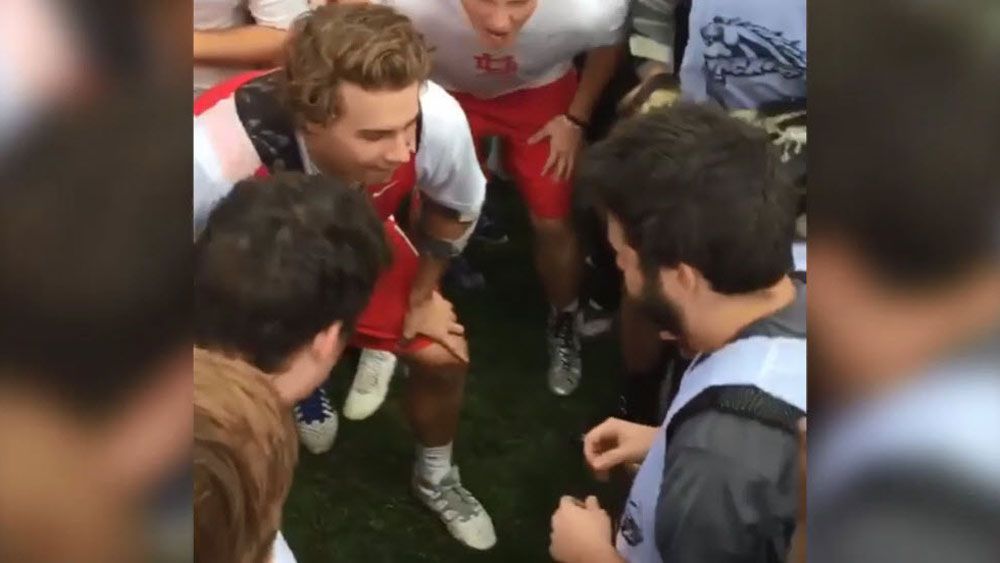 Lacrosse teams turn to rock, paper and scissors to settle match