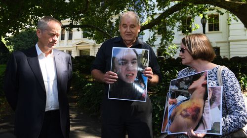 Disability abuse victim families met with Bill Shorten, urging the government to launch a full-scale inquiry into the issue