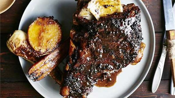 Sam Burke's slow-roasted goat shoulder