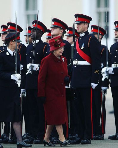 Queen Elizabeth and Prince William