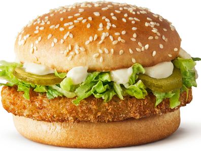 The new McDonald's McVeggie burger