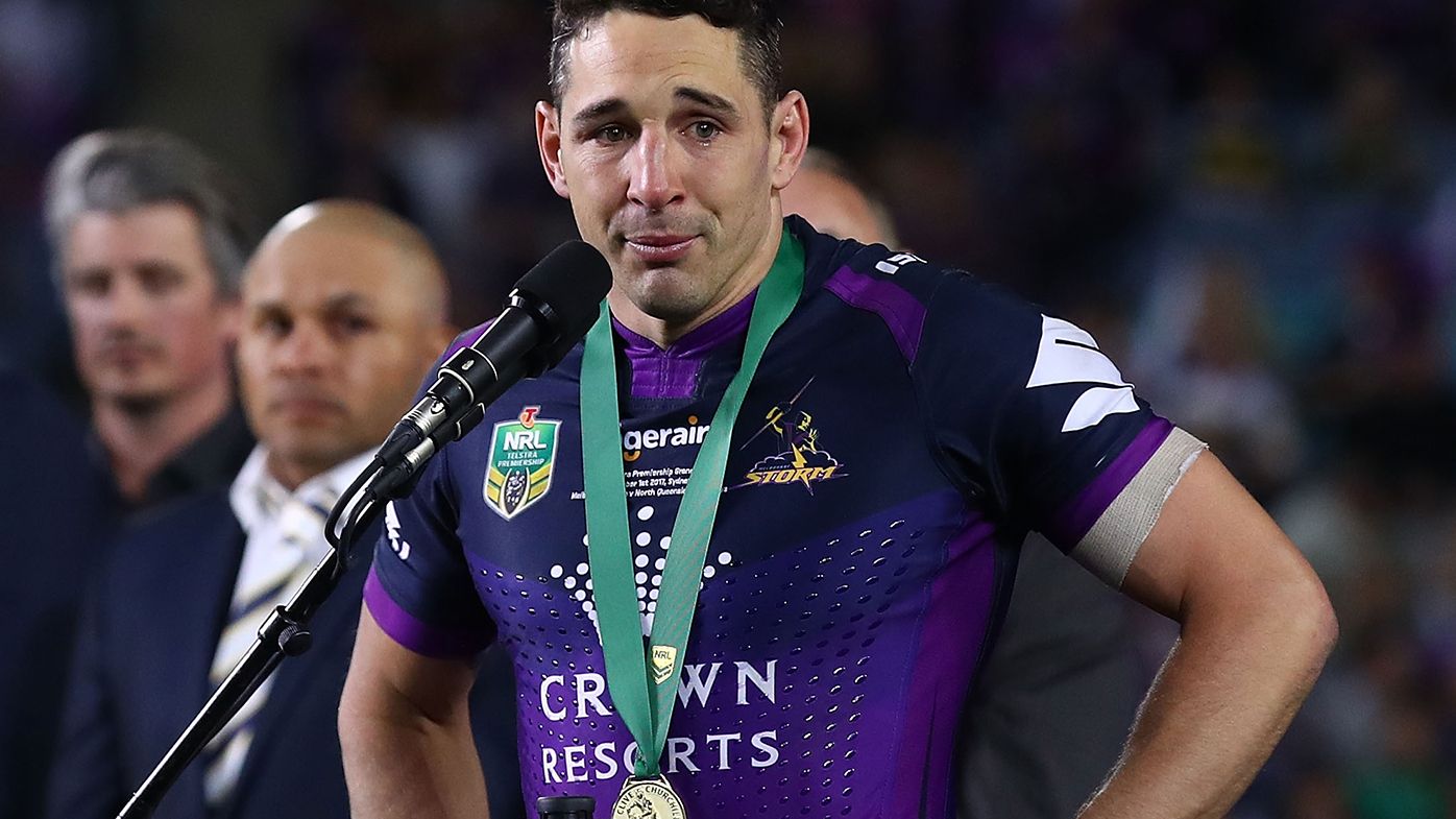 EXCLUSIVE: Billy Slater bites back at criticism of Melbourne's 'up yours' title celebrations