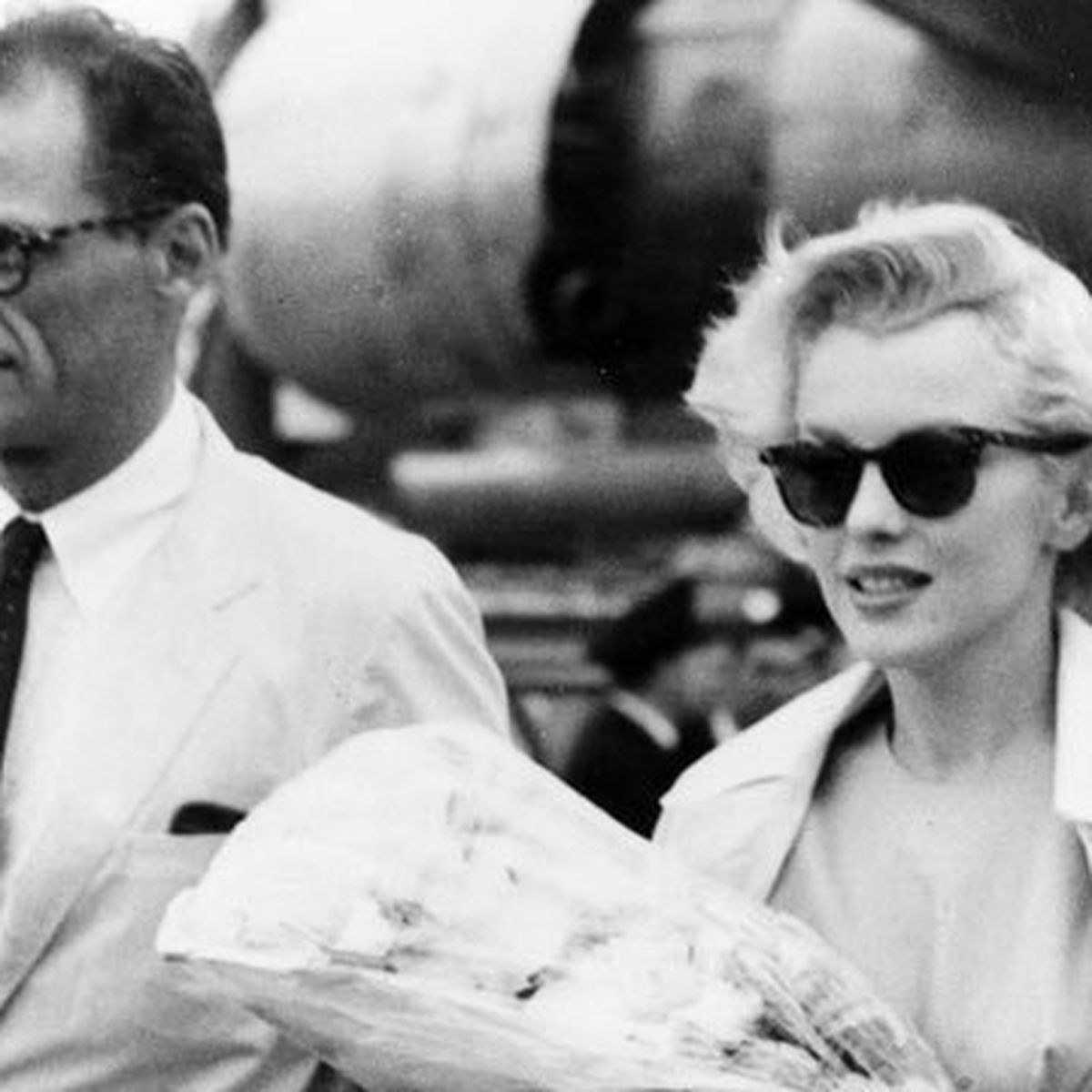 Videos inside the courthouse show the wedding of Marilyn and Joe DiMaggio