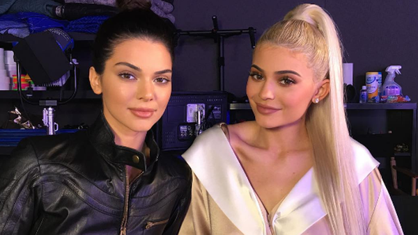 Kendall Jenner and sister Kylie both looking full and pouty. Image: Instagram/@kyliejenner