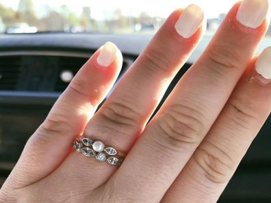 A clerk came over to them and commented how “pathetic” it was that some men purchase their jewellery as engagement rings.