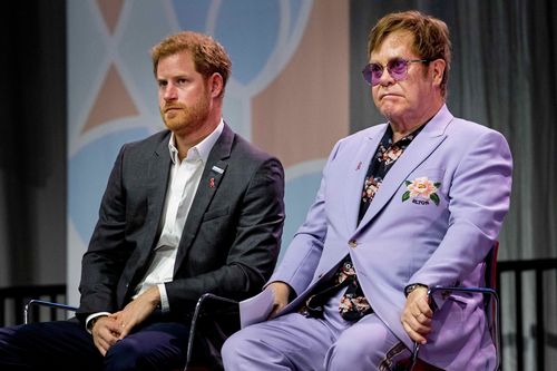 Elton John defends Prince Harry and Meghan Markle for using private jet