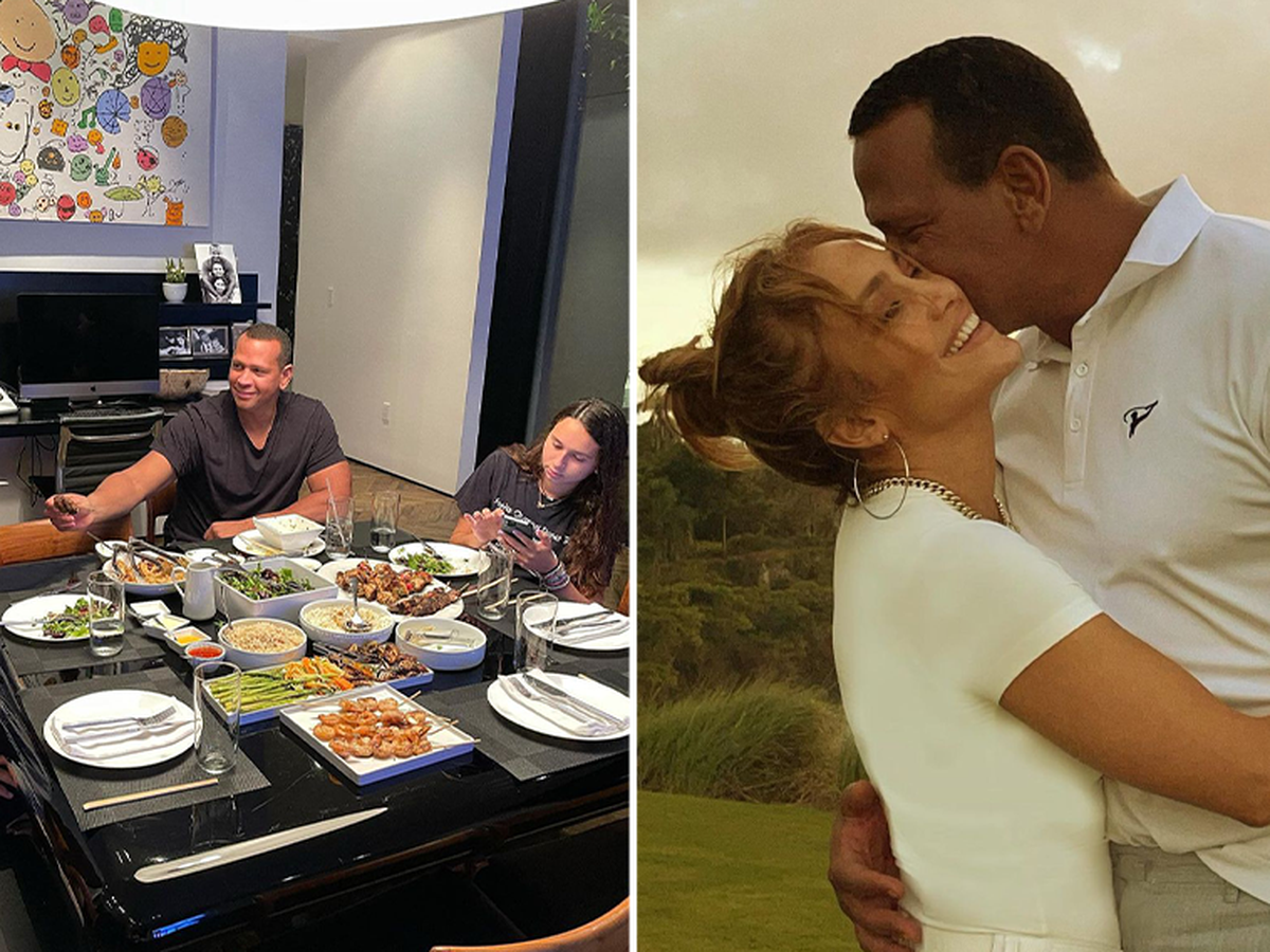 Dlisted  Desperate Alex Rodriguez Posted A Family Dinner Pic And Included  Three Empty Seats (Probably For JLo And Her Kids)