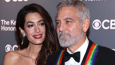 Honoree George Clooney (R) and Amal Clooney attend the 45th Kennedy Center Honors ceremony at The Kennedy Center on December 04, 2022 in Washington, DC