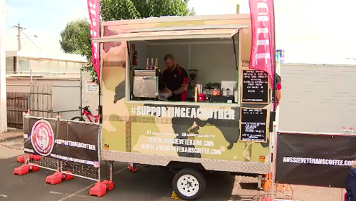 John McNeill started a coffee van when he left the Australian Army, now he will be opening a cafe to help troubled veterans on the road to recovery.