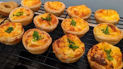 Mini quiche cook-up