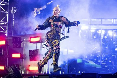Gwen Stefani of No Doubt performs during the the first weekend of the Coachella festival