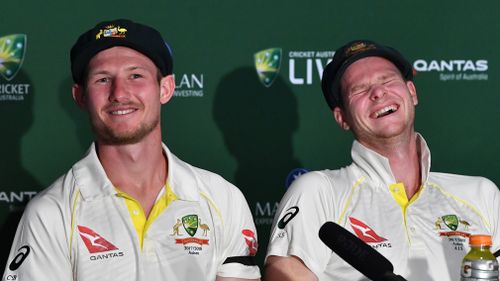 Cameron Bancroft says Bairstow didn't knock him out because he has "a heavy head". Picture: AAP