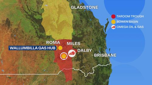 The Taroom Trough is just 300km north of Brisbane.