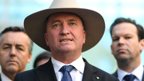 Barnaby Joyce confidently pronounced it would not be the last time he stepped into parliament.