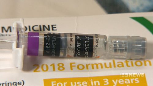 The vaccine for under-65s protects against four flu strains, compared to three for seniors.