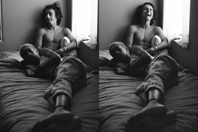 The internet was divided over intimate photos of Willow Smith, 13, and pal Moises Arias, 20, lying on a bed together. <br/><br/>Was it innocent fun or something more sinister? <br/>