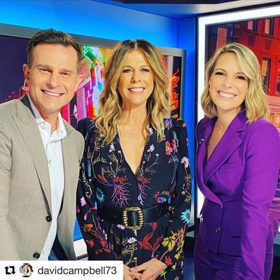 David Campbell, Rita Wilson and Belinda Russell 