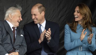 David Attenborough, Prince William, Kate Middleton