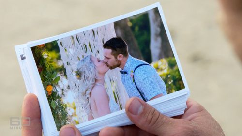 A photo from Ben and Leah's wedding day. (60 Minutes)