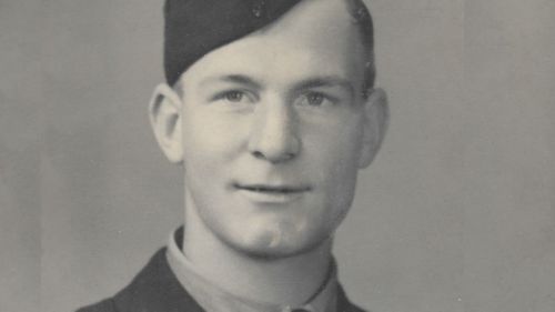 Tom Brown as a 19-year-old in 1943.