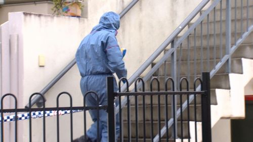 A crime scene has been established at a Brisbane unit after a man's body was found.