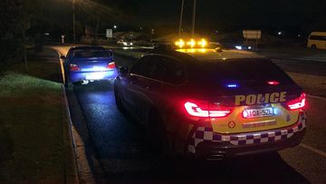 A P-plater in Melbourne was arrested after allegedly driving at 183km/h