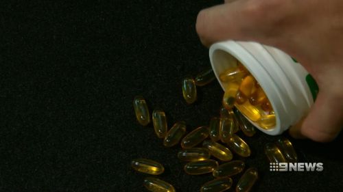 Over the past decade, the Heart Foundation has moved away from supporting fish oil supplements, now saying they have a limited place in prevention. Picture: 9NEWS.
