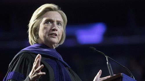 Hillary Clinton has hinted that she may run for president again in a tongue-in-cheek tweet.